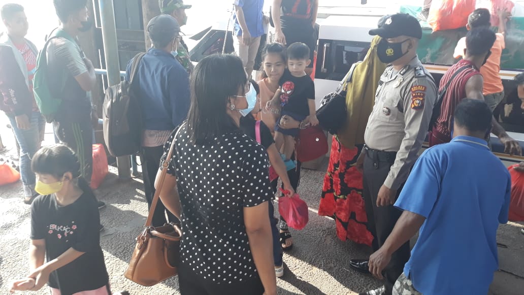 Polsek Kuala Kampar bersama TNI, Syahbandar dan Dishub Gelar Operasi Yustisi