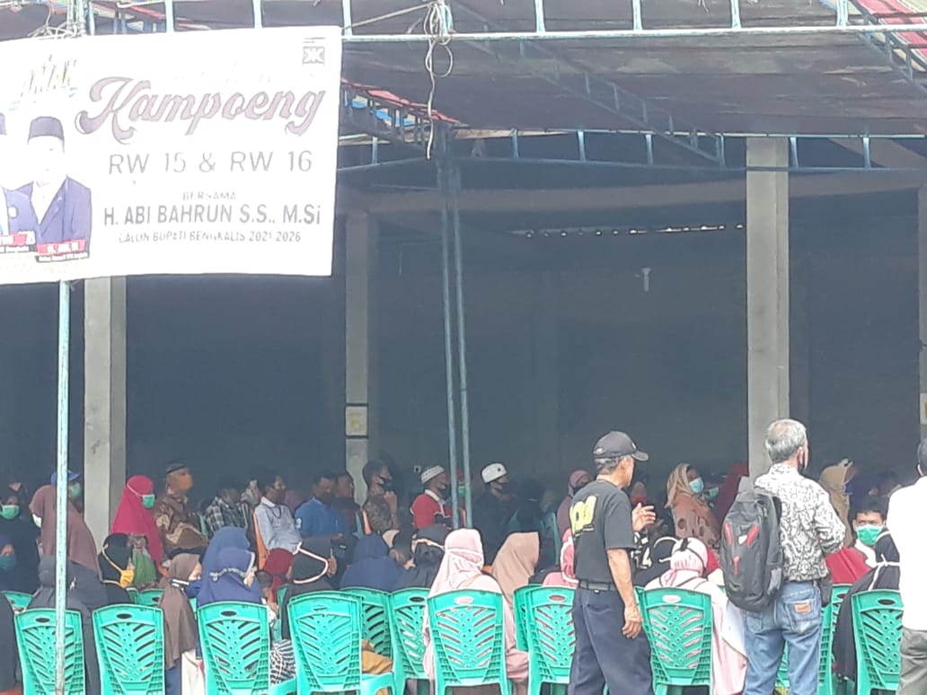 Agenda Politik Berbalut Kenduri Kampoeng di Duri Diduga Tabrak Protokol Kesehatan