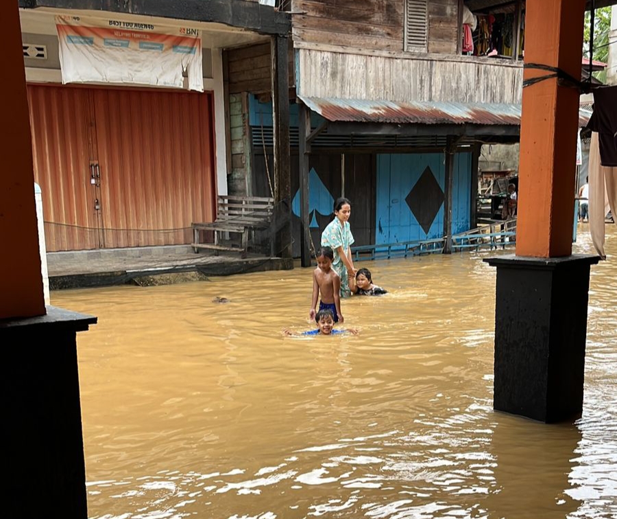 Empat Daerah di Riau Terdampak Banjir Akibat Curah Hujan Tinggi