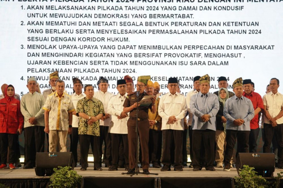 Deklarasi Pilkada Damai 2024: Semua Paslon Sepakat Jaga Kondusivitas