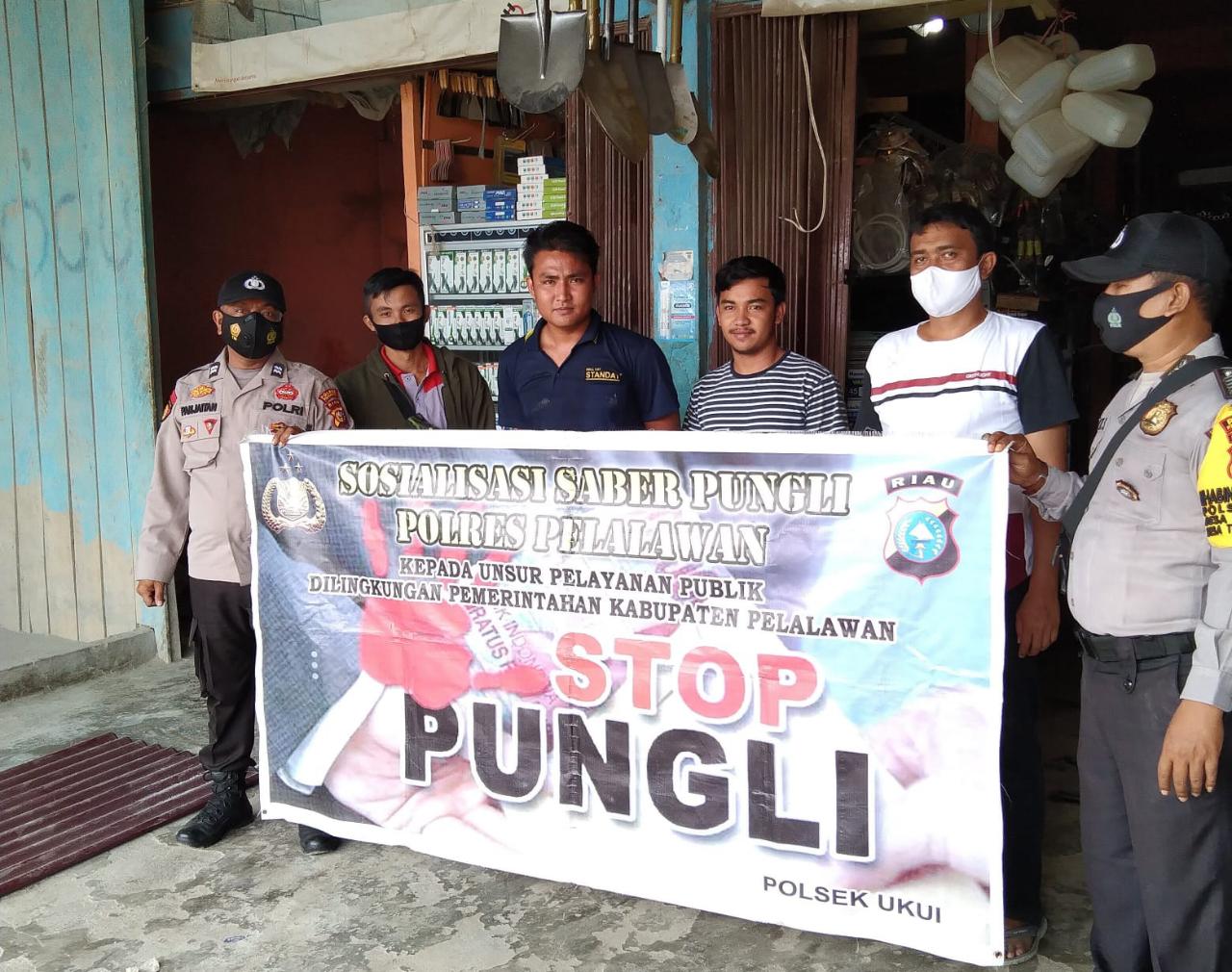 Polsek Ukui Ajak Masyarakat Bekerjasama Cegah Pungli