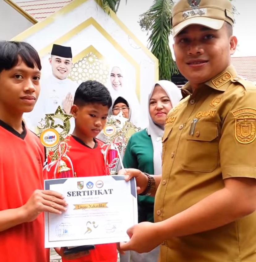 Apel Pelepasan Kontingen O2SN Dipimpin Camat Bukit Raya