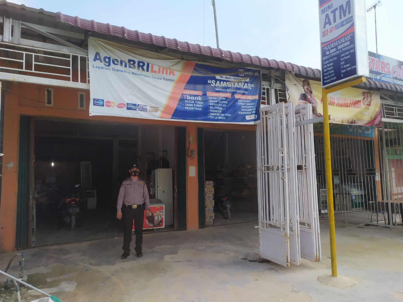 Polsek Langgam Laksanakan Patroli ke Tempat Perbankan
