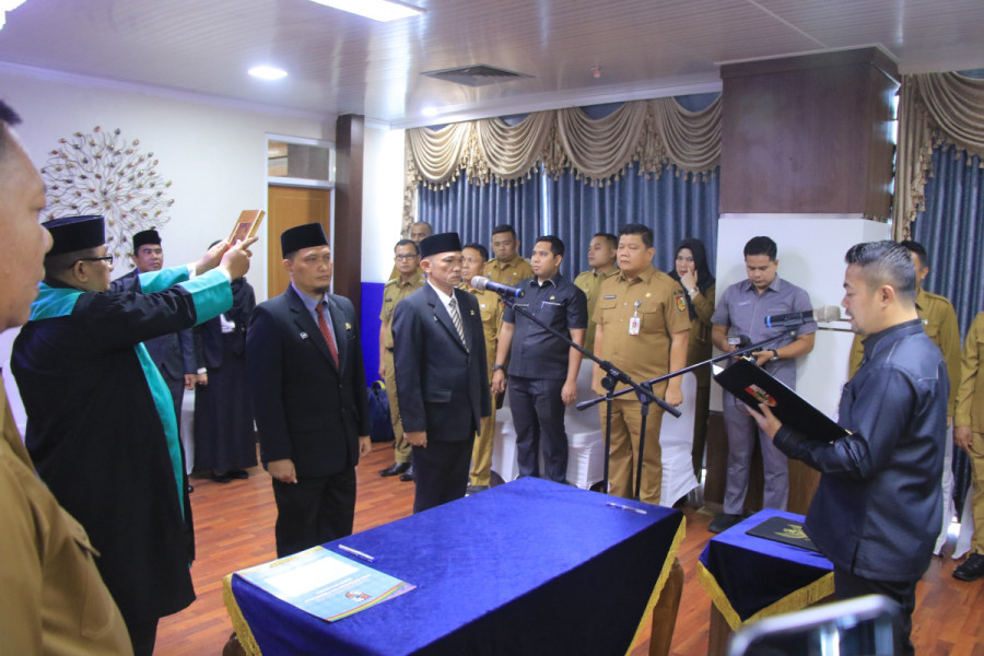 Pj Walikota Pekanbaru Lantik Pejabat Baru, Perkuat BLUD Persampahan