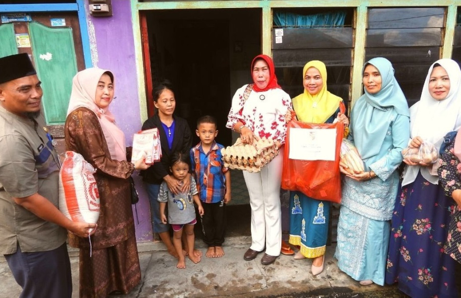 BPKAD Pekanbaru Salurkan Bantuan untuk Anak Stunting