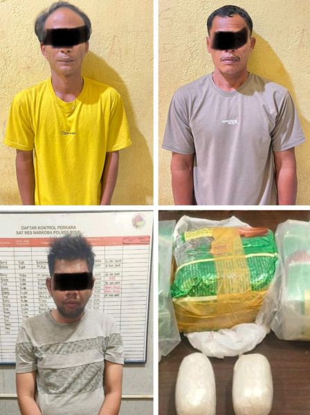 Jaringan Narkoba Antar Provinsi Dibongkar, Sabu 1 Kilogram Diamankan